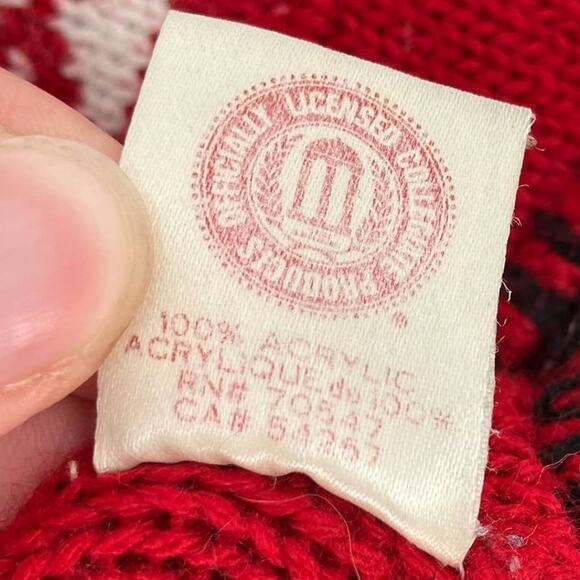 Forty Seven Brand 47 Nebraska Huskers Pom Ear Flap Embroidered Nordic Knit Hat - Picture 4 of 10